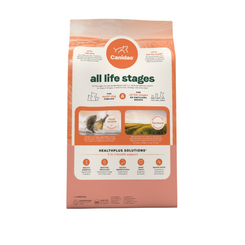 Canidae Dog All Life Stages Dry Dog Food, Real Salmon & Ancient Grains Recipe 三文魚+原始穀物配方 27lb (原價$720) (1327K) (訂貨需時3-5天)